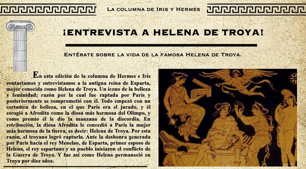 Interview with Helen of Troy