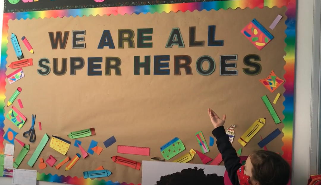 Superheroes show solidarity