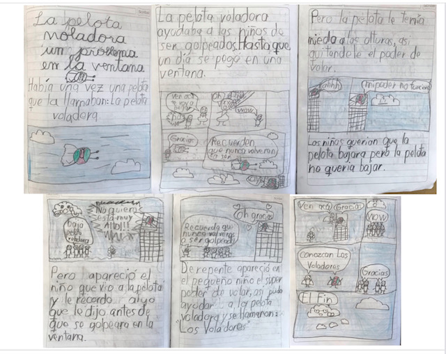 What Happens if a Tennis ball appears in my window? – Creative Writing, Spanish Class – 4th Grade